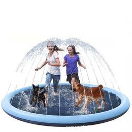 Other Dog Supplies Bath Shower Gel Pet Spray Pad Swimming Pool Summer Play Cooling Toy Splashproof Outdoor Garden Fountain 230717