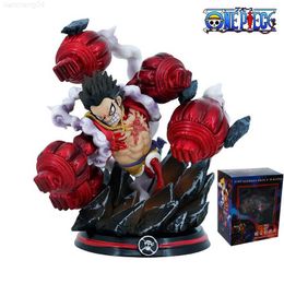 Anime Manga Anime One Piece Luffy Action Figure Gk Model Luffy Kongorgan Figurine Trumpet Crow Cannon Luffy High-quality Ornament Gift Toys L230717