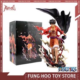 Anime Manga 30cm One Piece Figures Luffy Anime Figures Ghost Island Monkey D. Luffy Statue Figurine Gk Pvc Model Doll Collectible Doll Toys L230717
