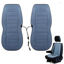 Car Seat Covers 12V 26W Electric Heated Cushion Cover 2PCS Heater Warmer Winter Household Heating For Home Office