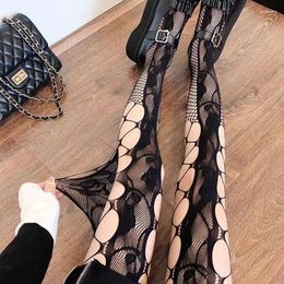 Women Socks Gothic Fishnets Stockings Lolita Mesh Lace Tights For Netting Y2k Pantyhose With Pattern Leggings Sexy Lingerie