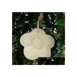 Bath Brushes Sponges Scrubbers Natural Loofah Towel Safety Non Toxic Elastic Baby Cleaning Tools Eco Friendly Flower Shape Luffa Dhhnz