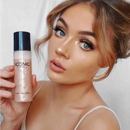 Eye Shadow Bronzer Highlighter Liquid Setting Spray Illuminating Face Shimmer Longlasting Brighten Glow Makeup 230617