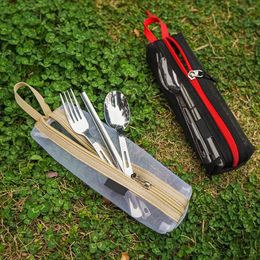 Chopsticks Picnic Camping Cutlery Set Easy Cleaning Eating Tools For Outdoor