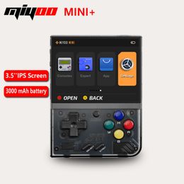 Portable Game Players MIYOO Mini Plus Portable Retro Handheld Game Console 3.5-inch IPS HD Screen Children's Gift Linux System Classic Gaming Emulator 230715