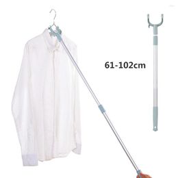 Hangers Adjustable Retractable Rods Clothing Fork With Hanger Aluminium Pipe Clothes