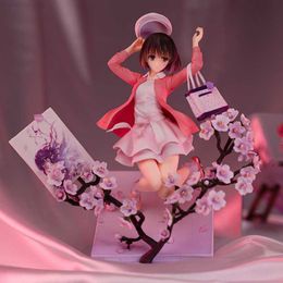 Anime Manga Anime Figure How To Raise A Boring Girlfriend 24CM PVC Megumi Kato First Meeting Outfit Ver. Figurines Toys for Boys Model Gift L230717