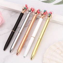 rotary pen luxury dried flower pen gradient kawaii writing pen office supplies school supplies novelty stationery