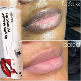 Lip Gloss Black Balm Remove Dull Products Exfoliating Deep Nourish Fade Lips Lines Moisturizing Brighten Care 230715