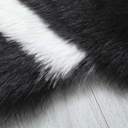 Carpets Wool-like Panda Koala Animal Shape Carpet Mat Mattress Living Room Bedroom Sofa Mat Artificial Fluffy Carpet 60x90cm R230717