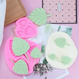 Baking Moulds Leaves Embossed Prints DIY Cake Decorating Mould Various Leaf Maple Resin Moulds For Fondant Kitchen Supplies