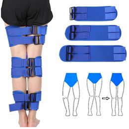 Leg Shaper Posture Corrector 3PcsSet OX Legs Correction Braces Bandage Knock knee Bowlegs Ortic Straightening Thigh Knee Pads Support p230715