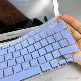Keyboard Covers EU US-Enter Laptop Keyboard Cover For Air 13 A2179 Colour waterproof Keyboard Protective Film Case R230717