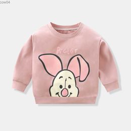 9m-4t Children's Sweatshirts 2022 New Sweater Clothes Baby Boy Girl Casual Hoodies Kids Toddler Infant Piglet Sweatshirt L230625