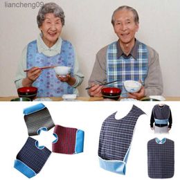 Large Waterproof Adult Mealtime Bibs Disability Clothes Bib Cook Protector Tool For Senier Citizen L230620