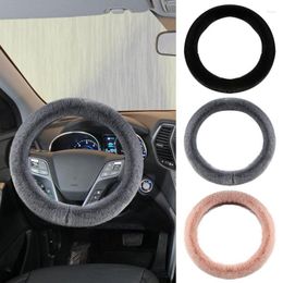 Steering Wheel Covers Car Cover Durable Plush Driving Protector Stylish Soft Steer Shield Auto Interior Accessories