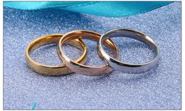 Wedding Rings European and American ring couple ring Jewellery ring fashion ring tungsten steel black 230717