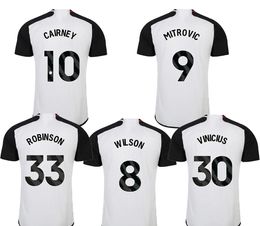 10 CAIRNEY 9 MITROVIC Customized 23-24 Soccer Jerseys Football wear 8 ANDREAS 8 WILSON 33 ROBINSON 28 LUKIC dhgate Design Your Own Football wear