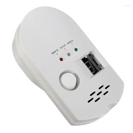 Piece Natural Gas Detector Leak Plug-In Alarm With Digital Display EU Plug