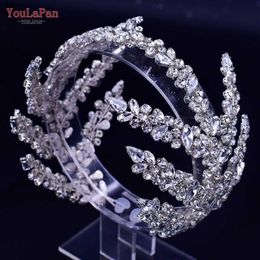 YouLaPan HP425 Crystal Bridal Headband Princess Tiara Wedding Hair Accessories Bride Headpiece Hair Ornaments Woman Headdress L230704