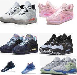 Tênis de basquete KD 15 Tia Pearl sapatos masculinos Hitigh Quality Men Women Pink Foam Sneakers Sports Shoes Size US7-US12