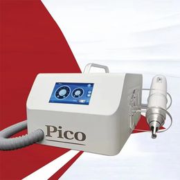 Portable Picosecond Q Switch ND YAG Laser 532Nm 755Nm 1064Nm 1320Nm Lazer Tattoo Removal Eyebrow Washing Skin Rejuvenation Whitening Machine no need water