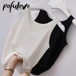 Women's Tanks Camis Crop Tops Sexy Lingerie Tank Tops Women Summer Camisole Black White Top Y2k Undershirt Sleep Vest Bralette Plus Size Camis 230715