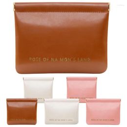 Storage Bags Small Makeup Pouch For Travel Waterproof Large Capacity Cosmetic Organiser PU Leather Portable Women And Girls