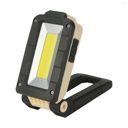 Party Decoration 10W USB Magnet LED COB Car Work Light Rechargeable Battery Workshop Hand Lamp 105 X 50 Mm Black