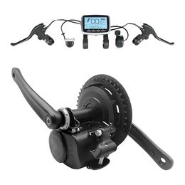 NWE Versão tongsheng tsdz2 tsdz2b conversão diy e bicicleta mid drive kit sensor de torque 36v 48V 52V 350W 500W 750W Motor de bicicleta elétrica de alta velocidade