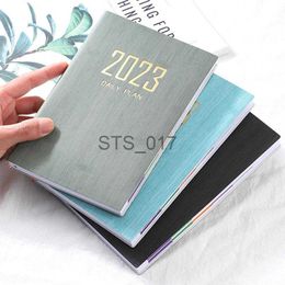 Notepads Notes Daily Notebook Multi-purpose Thickened Smooth Writing Faux Leather Cover Agenda 2023 A5 Planner Book for Student x0715