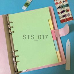 Notepads Notes Diary Journal School Supplies A5 A6 Cute 6 Holes Detachable Loose-leaf Book Removable Simple Thickened Coil Shell Notebook x0715