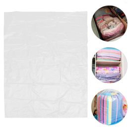 Storage Bags 5 Pcs Big Bag Quilt Clear Plastic Containers Comforter Large Clothes Vacuum Capacity Packing Dorm