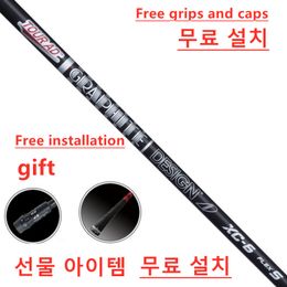 Club Heads Golf shaft TOUR AD XC5 XC6 drive SRSR Flex Graphite Shaft wood Free assembly sleeve and grip 230717