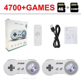 HD Output TV SF900 16Bit Classic Retro Video Games 1500 4700 Console Dual 2.4G Wireless Game Gamepads Controllers for SEGA Stick Gaming Vs M5 M8 M9 M10