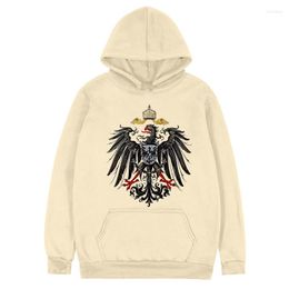 Men's Hoodies German Mark Harajuku Streetwear Sweatshirt Unique Vintage