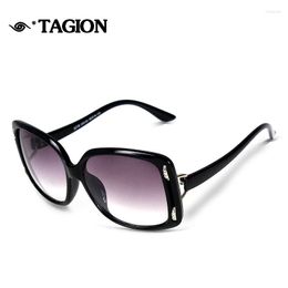 Sunglasses 2023 Tagion Summer Women Oversized Square Shape Sun Glasses Female Fashion Eyeglasses Ladies Protection 2218