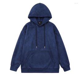 Men's Hoodies Autumn Oversize Hoodie Jacket Men Baggy Hooded Sweatshirts Fashion Korean Street Vintage Pullovers Clothing Tops Male Plus