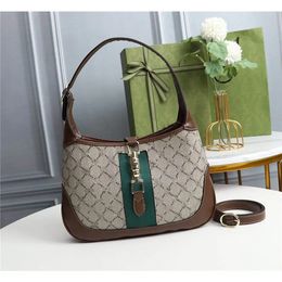 Tasarımcı Lüks Jackie 1961 Küçük Hobo El Omuz Çantası 636706 637092 HUHHG İkinci El Sherry Hat Mini 2way Omuz Çantası