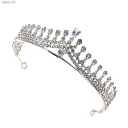 Bridal Wedding Headdress Rhinestone Crown Girls' Party Festive Hair Accessories TEN L230704