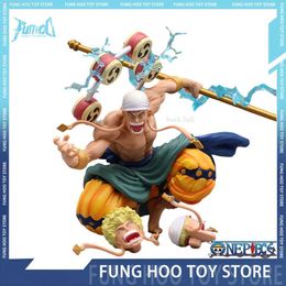 Anime Manga One Piece Figures 20cm The God Of Thunder Anime Figurine Enel Action Figure Pvc Collection Statue Model Ornament Toys Gift L230717