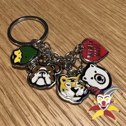 Keychains Lanyards ss Animal Keychain Human Made Key Chains Men Women 1 1 -Quality Keychain Pendant 230715