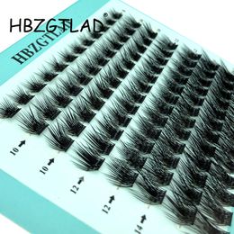 False Eyelashes L Curl 3D Fluffy Single DIY Cluster Lashes Premade Volume Fans Individual Eyelash Segmented Extension Natural Fake 230617