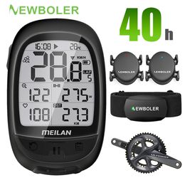 Bike Computers GPS Bike Computer Waterproof Bicycle Speedometer Bluetooth Wireless Cyclecomputer Odometer Cycling Cadence Sensor For Garmin 230716