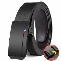 Belts LFMB product Belt men's high quality toothless automatic buckle Casual men belt men's business fashion Belt 230717