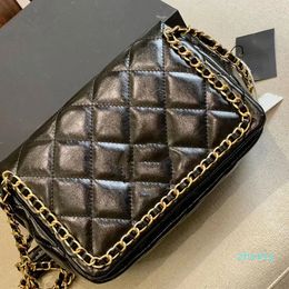 2023-Luxury Shoulder Bags Designer Handbag Women's Crossbody Bag Chain Edge Handbag Flap Handbag Classic Fashion Mini Travel Crossbody Summer Shoulder Wallet