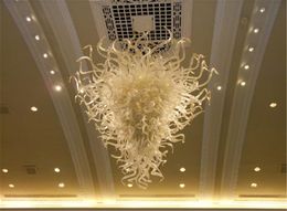 Nordic Aesthetic Chandelier Luxury Chanmpagne Ceiling Light Artistic Hand Blown Stained Multi Colour Wall Pendant Lamp