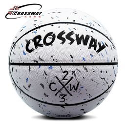 Balls s Brand CROSSWAY L702 Basketball Ball PU Materia Official Size7 Free With Net Bag Needle 230717