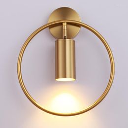 Wall Lamp Post Modern LED Luxury 5W GU10 AC95-260V Ling Room Bedroom Bedside Fixtures Lights Indoor Living Decoration