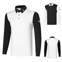 Men's Polos Summer Golf Apparel Sports Leisure Outdoor Air - Dry Men's Top Grade T-shirt - Polo Shirt Long Sleeves - High Quality 230717
